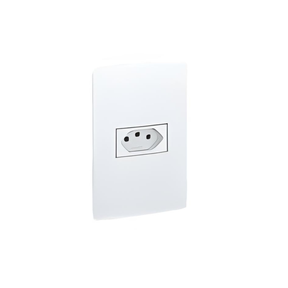 CONJUNTO 4X2 1 TOMADA 2P+T 20A BRANCO ESATTA - WEG