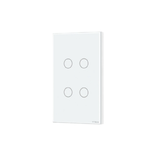 CONJUNTO 4X2 4 INTERRUPTORES TOUCH BRANCO WI-FI AMBIENTE CONECTADO - STECK