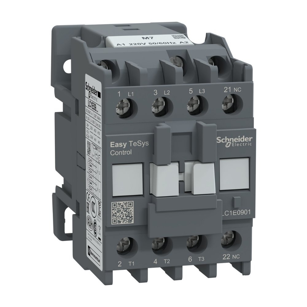 CONTATOR PRINCIPAL 3P 9A 1NF 220VCA - SCHNEIDER