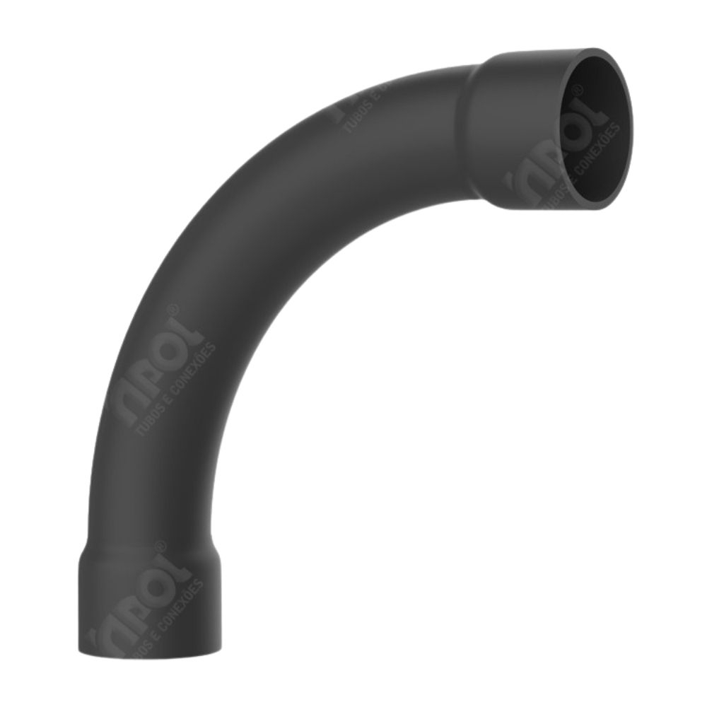 CURVA 90G 1/2 POLEGADA PRETO - INPOL