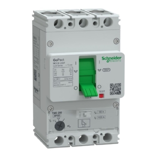 DISJUNTOR CAIXA MOLDADA TRIPOLAR AJUST 112/160A 36KA GO PACT - SCHNEIDER