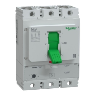 DISJUNTOR CAIXA MOLDADA TRIPOLAR AJUST 500A 50KA GO PACT - SCHNEIDER