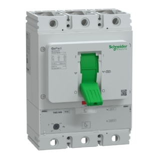 DISJUNTOR CAIXA MOLDADA TRIPOLAR AJUST 630A 50KA GO PACT - SCHNEIDER