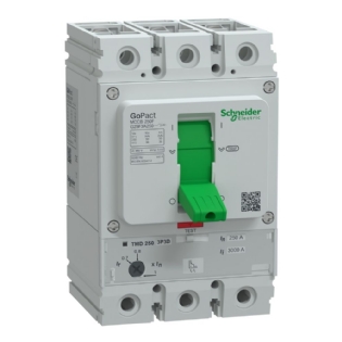DISJUNTOR CAIXA MOLDADA TRIPOLAR AJUST 175/250A 36KA GO PACT - SCHNEIDER