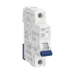 DISJUNTOR DIN 1 POLO 10A 5KA CURVA C - WEG
