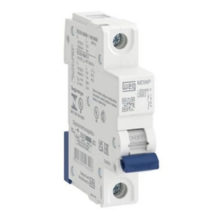 DISJUNTOR DIN 1 POLO 16A 3KA CURVA C - WEG