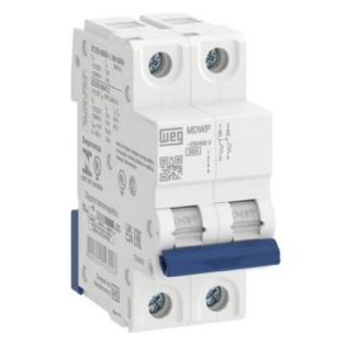 DISJUNTOR DIN 2 POLOS 10A 3KA CURVA C - WEG