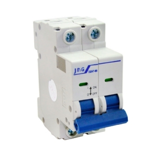 DISJUNTOR DIN BIPOLAR 10A 3KA CURVA C - JNG