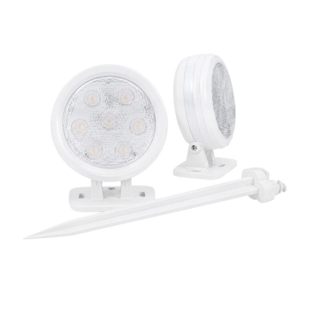ESPETO LED NEW ITAPUA 6W BIVOLT LUZ BRANCA 6500K IP65 CP BRANCO 840L - ILUCTRON