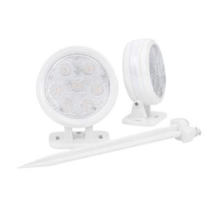 ESPETO LED NEW ITAPUA 6W BIVOLT LUZ BRANCA 6500K IP65 CP BRANCO 840L - ILUCTRON