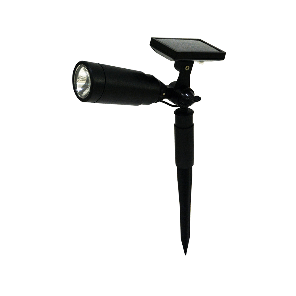 ESPETO LED SOLAR 2W LUZ AMARELA 3000K IP44 - GAYA