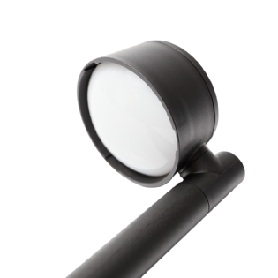 ESPETO LED SOLAR 2W LUZ AMARELA 3000K PRETO IP44 COM 2 PECAS - GAYA