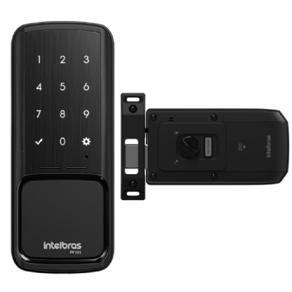 FECHADURA DIGITAL PRETO FV101 - INTELBRAS