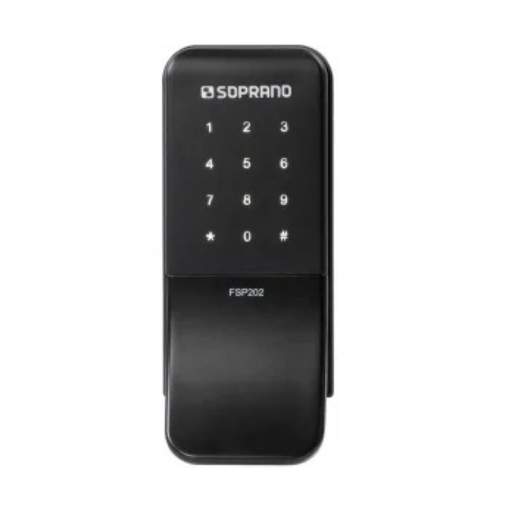 FECHADURA DIGITAL SOBREPOR PRETO - SOPRANO