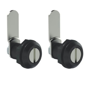 FECHO LINGUETA FENDA PRETO COM 2 PECAS - SOPRANO