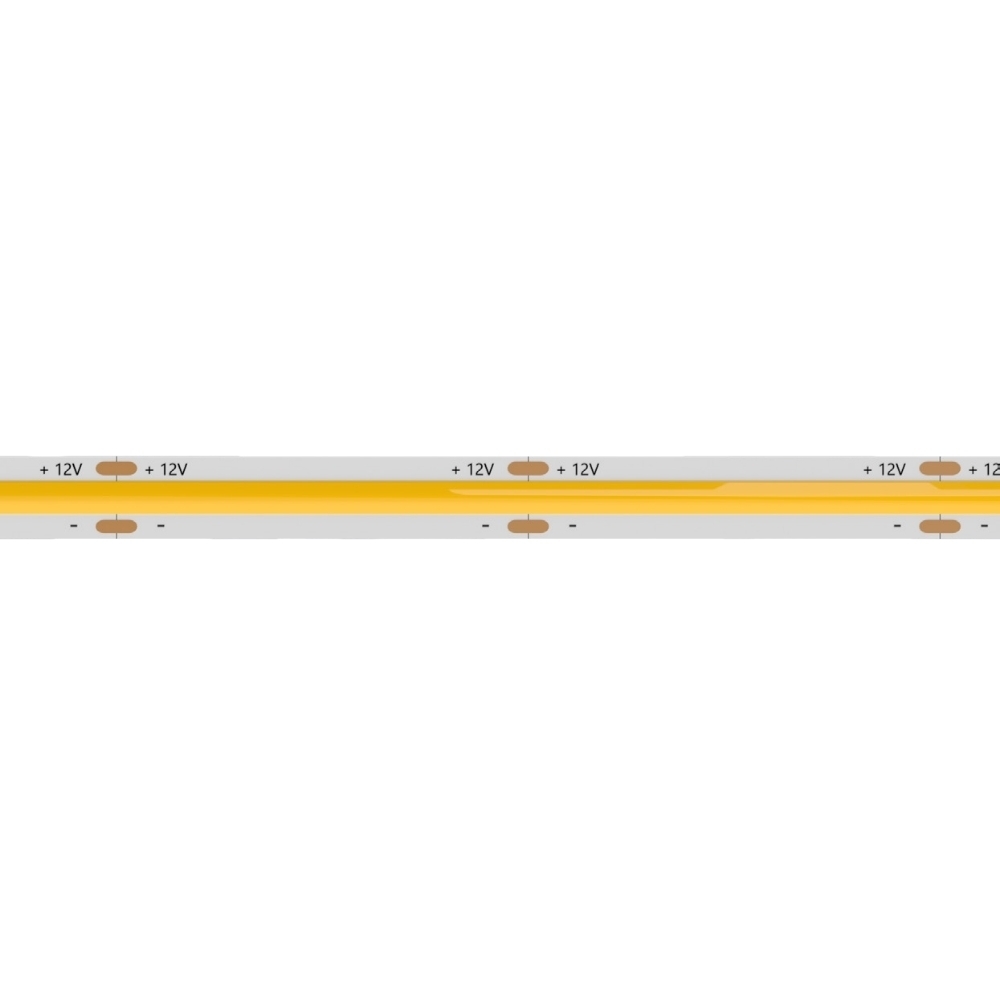 FITA LED COB 10W/M 12V LUZ AMARELA 3000K 4250LM IP20 COM 5 METROS - LUMINATTI