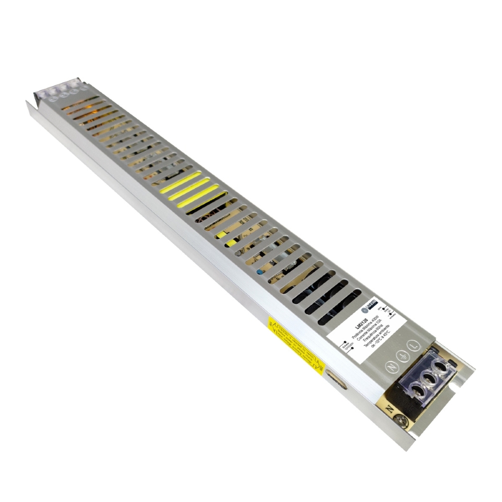 FONTE SLIM PARA FITA LED 400W 12V 33A - LUMINATTI
