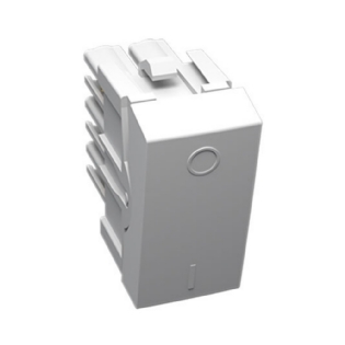 MODULO INTERRUPTOR BIPOLAR PARALELO 10A 250V BRANCO INOVA PRO - ALUMBRA
