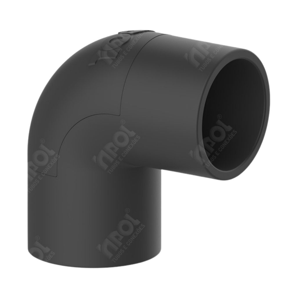 JOELHO COTOVELO 1 POLEGADA PRETO - INPOL
