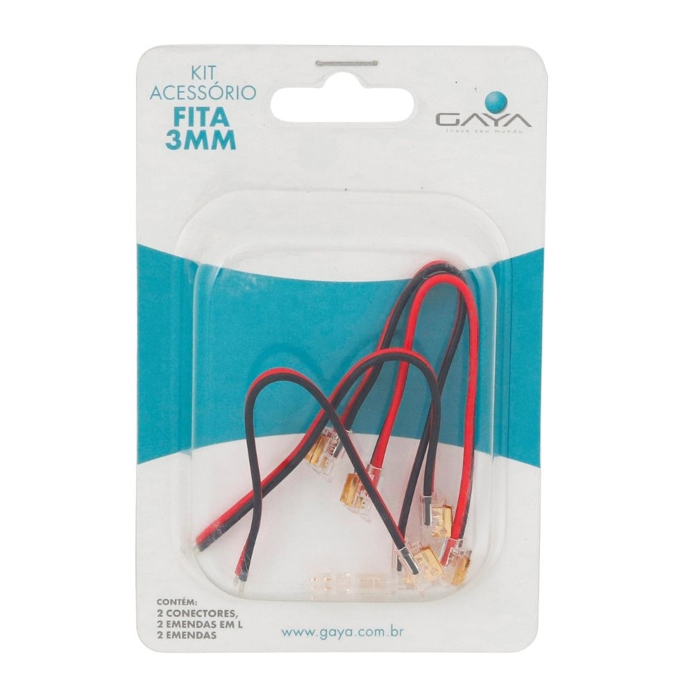 KIT CONEXAO PARA FITA COB MINI 3MM - GAYA