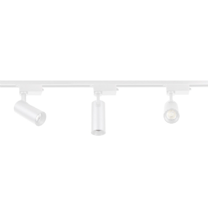 KIT SPOT LED TRILHO SOBREPOR 3X10W BIVOLT LUZ BRANCA 6500K 2100LM BRANCO - BLUMENAU