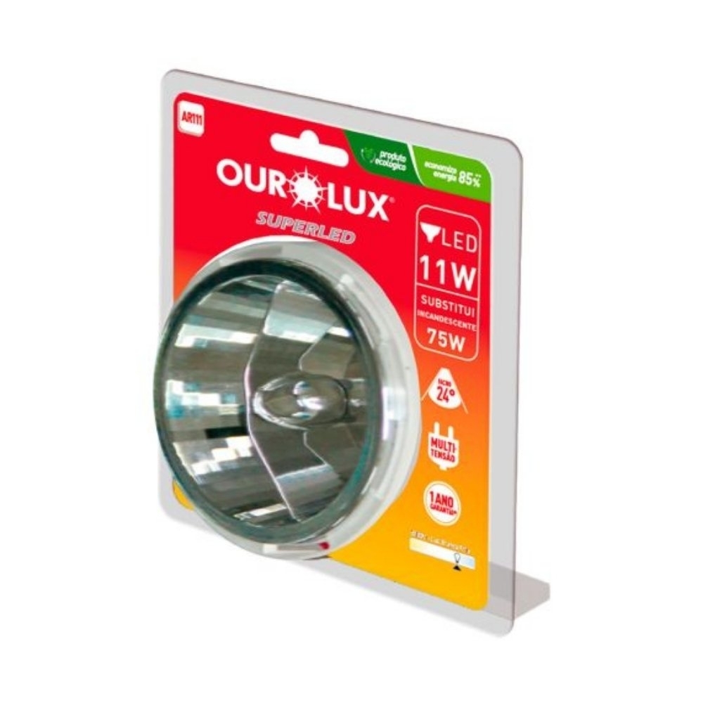 LAMPADA LED AR111 GU10 11W BIVOLT 6500K 700LM 24G - OUROLUX