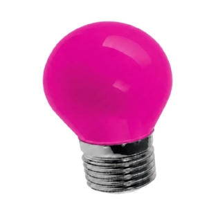 LAMPADA LED BOLINHA E27 6W BIVOLT ROSA 480LM - LUMINATTI
