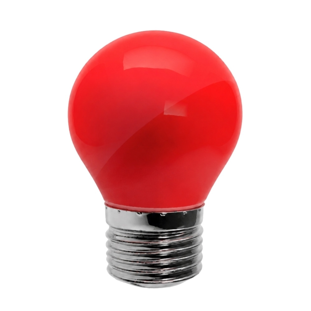 LAMPADA LED BOLINHA E27 6W BIVOLT VERMELHO 480LM - LUMINATTI