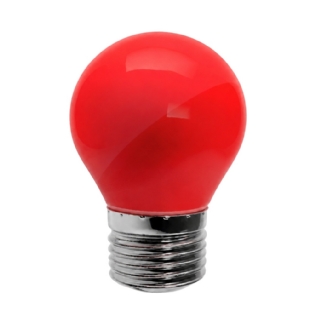 LAMPADA LED BOLINHA E27 6W BIVOLT VERMELHO 480LM - LUMINATTI