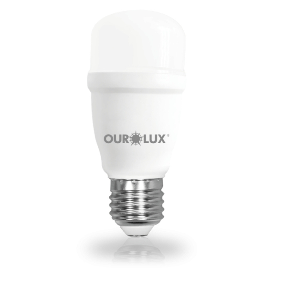 LAMPADA LED BULBO MINI E27 12W BIVOLT 6500K 1018LM IRC80 - OUROLUX
