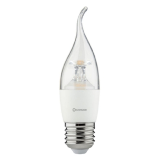 LAMPADA LED VELA CHAMA E27 3W BIVOLT LUZ AMARELA 2700K 260LM - LEDVANCE