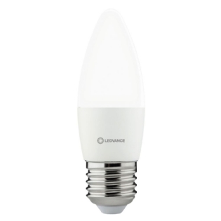 LAMPADA LED VELA FOSCA E27 3W BIVOLT LUZ BRANCA 6500K 260LM - LEDVANCE