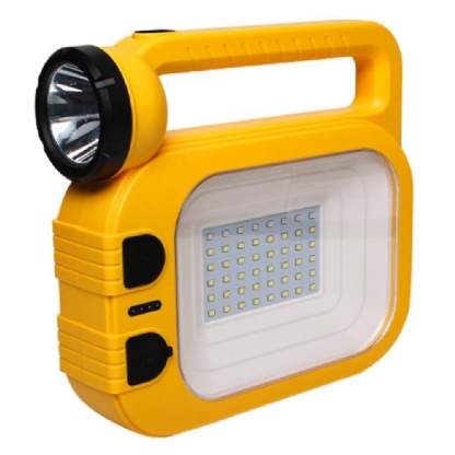 LANTERNA LED RECARREGAVEL SOLAR 5W BIVOLT LUZ BRANCA 6500K HUDSON - TASCHIBRA