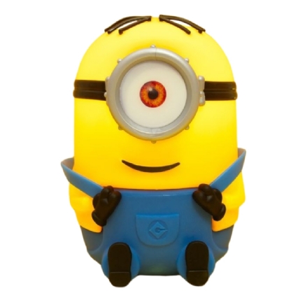 LUMINARIA DE MESA STUART MINIONS PARA 1 LAMPADA E27 - USARE