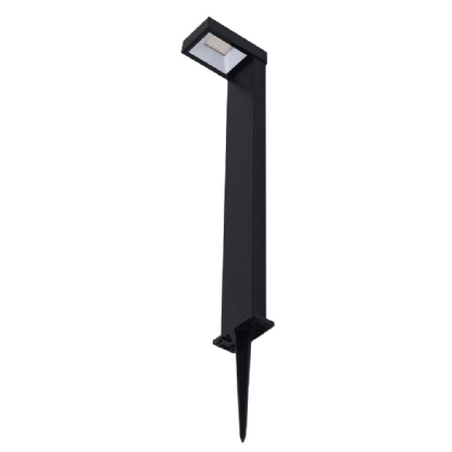 LUMINARIA LED GRASS 10W BIVOLT LUZ AMARELA 3000K 700LM QUADRADO PRETO IP65 - GAYA