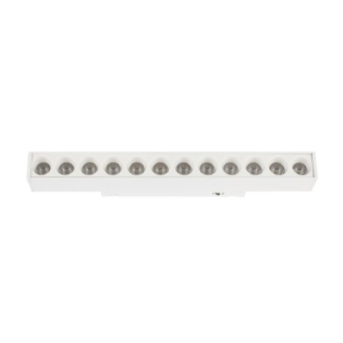 LUMINARIA LED LINEAR MAG FOCO 12W 48V LUZ NEUTRA 4000K 420LM BRANCO - GAYA