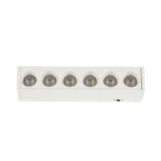 LUMINARIA LED LINEAR MAG FOCO 6W 48V LUZ NEUTRA 4000K 420LM BRANCO - GAYA