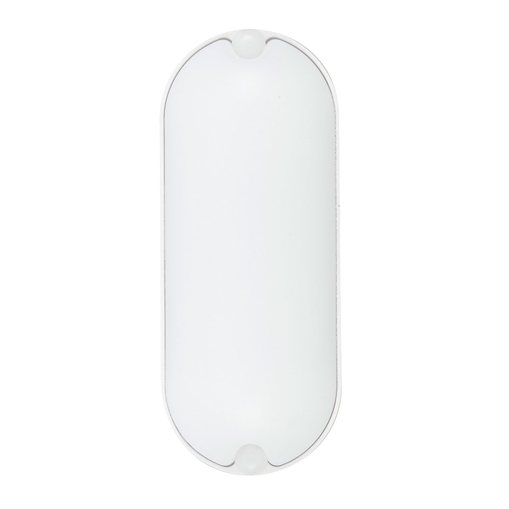 LUMINARIA TARTARUGA LED 6W BIVOLT 6000K IP65 OVAL BRANCA - GAYA