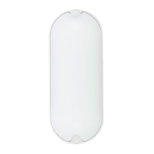 LUMINARIA TARTARUGA LED 6W BIVOLT 6000K IP65 OVAL BRANCA - GAYA