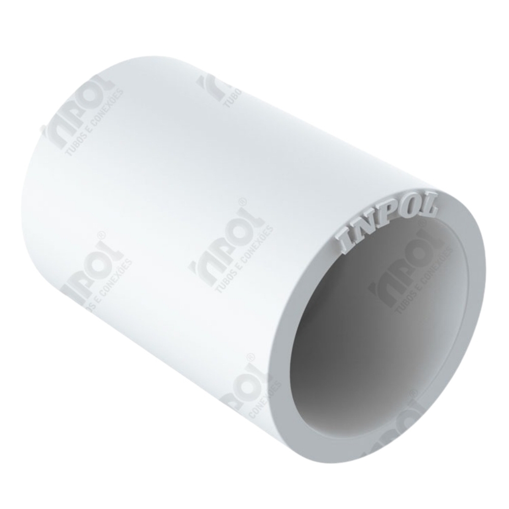 LUVA PVC 1 POLEGADA BRANCO - INPOL