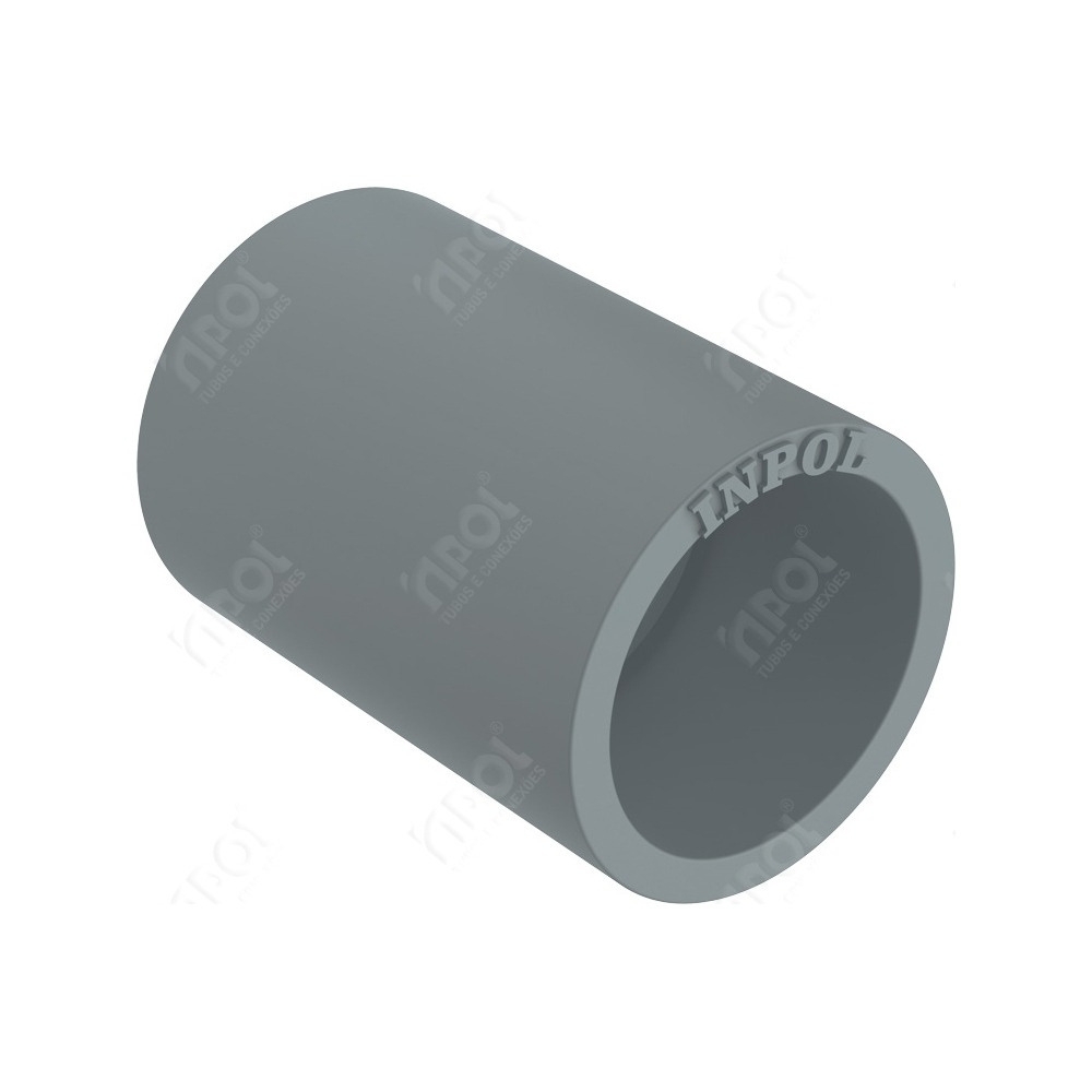 LUVA PVC 3/4 POLEGADAS CINZA - INPOL