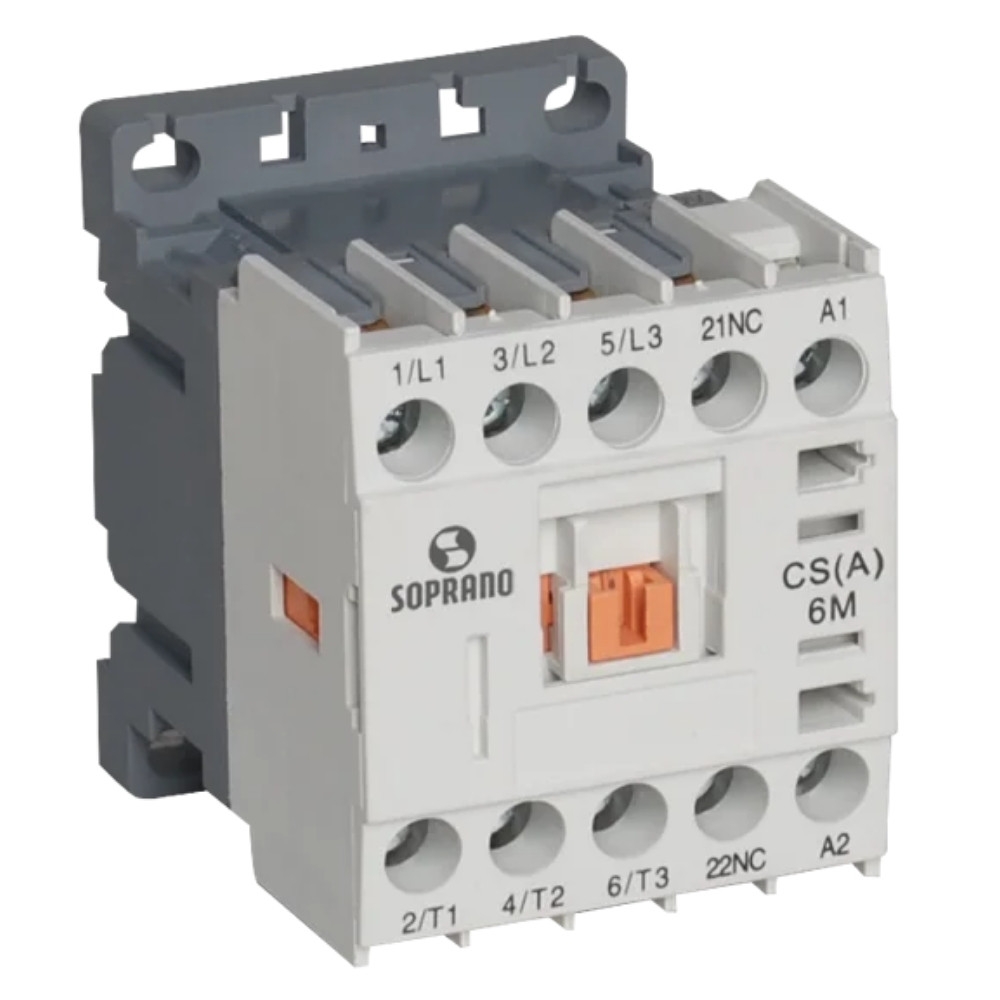 MINI CONTATOR AUXILIAR 4A 2NA+2NF 220V - SOPRANO