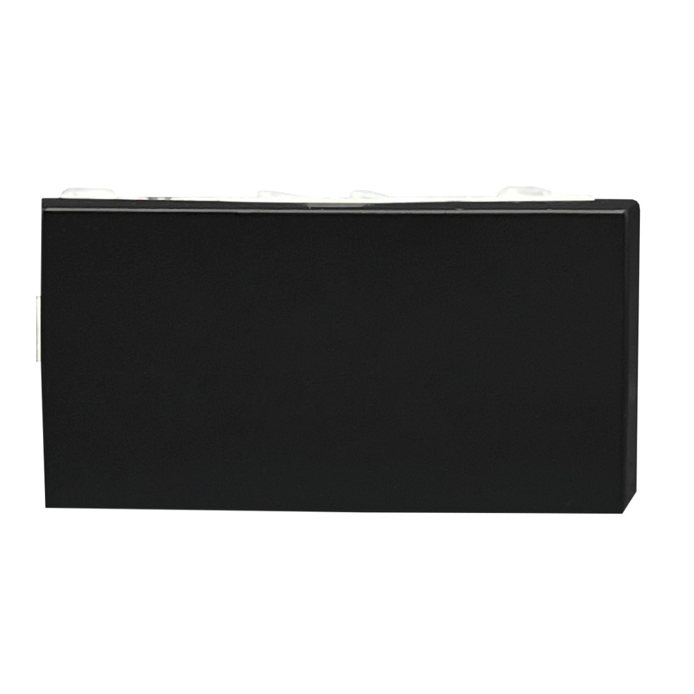 MODULO INTERRUPTOR BIPOLAR PARALELO 10A 250V PRETO FOSCO INOVA PRO - ALUMBRA