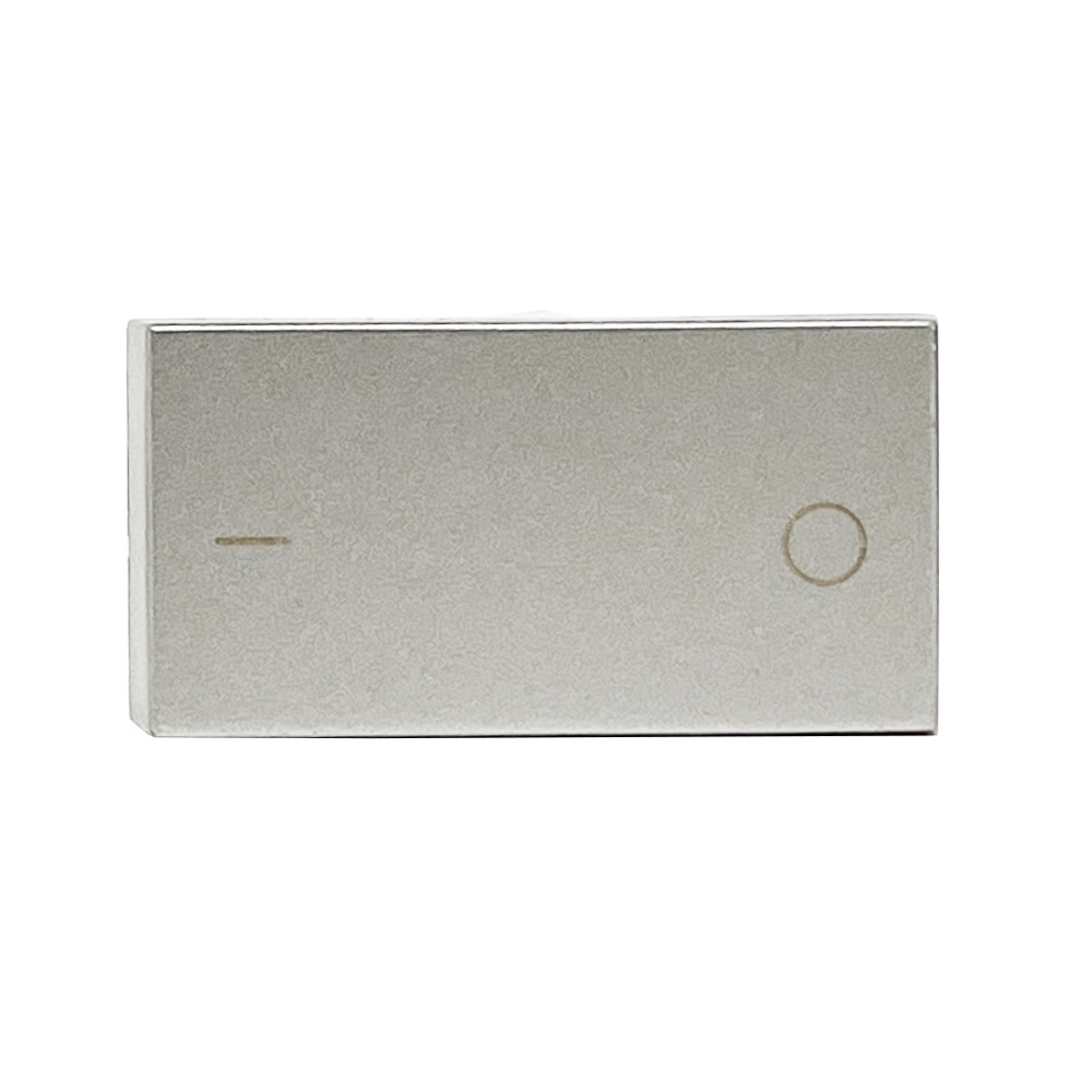 MODULO INTERRUPTOR BIPOLAR SIMPLES 10A 250V CLASS TITANIUM INOVA PRO - ALUMBRA