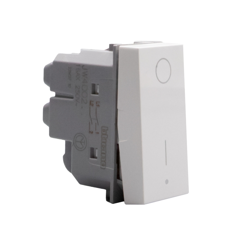 MODULO INTERRUPTOR BIPOLAR SIMPLES 16A 250V BRANCO 1M MATIXGO - BTICINO