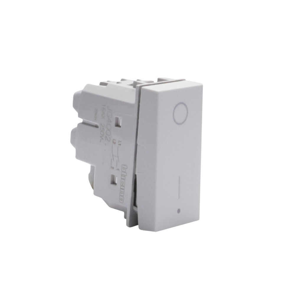 MODULO INTERRUPTOR BIPOLAR SIMPLES 16A 250V CINZA 1M MATIXGO - BTICINO