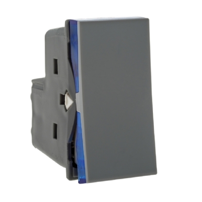 MODULO INTERRUPTOR INTERMEDIARIO 10A 250V CINZA - PIAL PLUS+