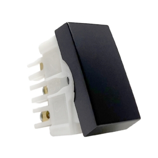 MODULO INTERRUPTOR INTERMEDIARIO 10A 250V PRETO FOSCO INOVA PRO - ALUMBRA