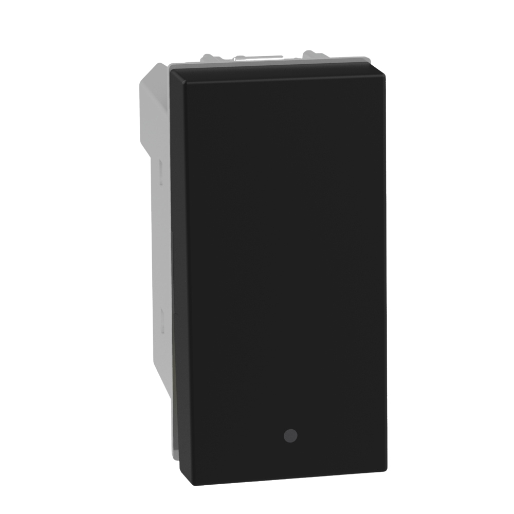 MODULO INTERRUPTOR SIMPLES 10A 250V PRETO 1M MATIXGO - BTICINO