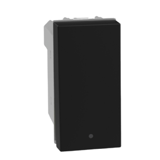 MODULO INTERRUPTOR SIMPLES 10A 250V PRETO 1M MATIXGO - BTICINO